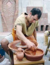 La cerámica fue una de sus ocupaciones